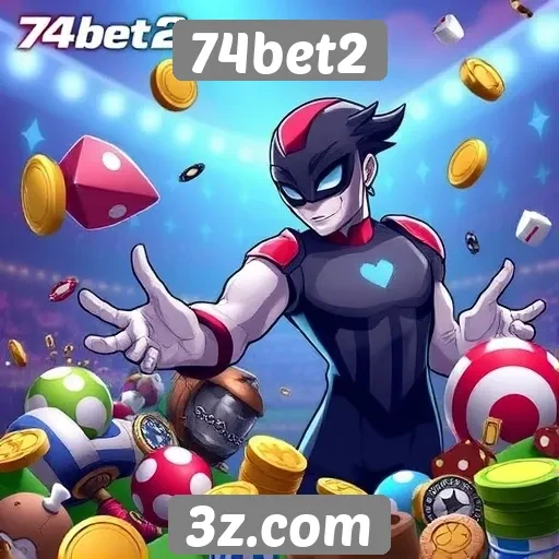 Variedades de jogos disponíveis no 74bet2